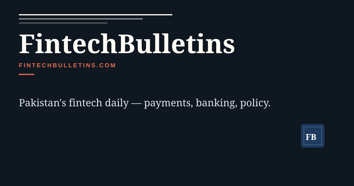 Lead editorial story — FintechBulletins